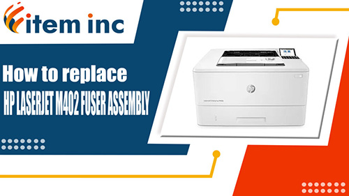 how to replace hp laserjet m402 fuser banner