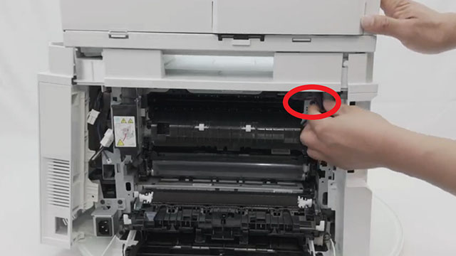 disconnecting one connector about the fuser