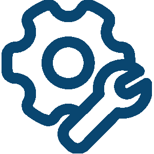 Gear icon with wrench