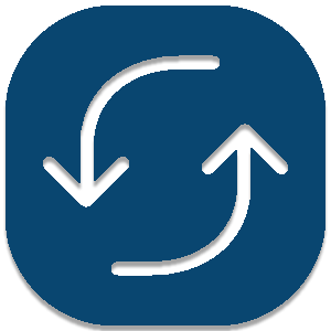 Circular arrows loop indicating built-in automation